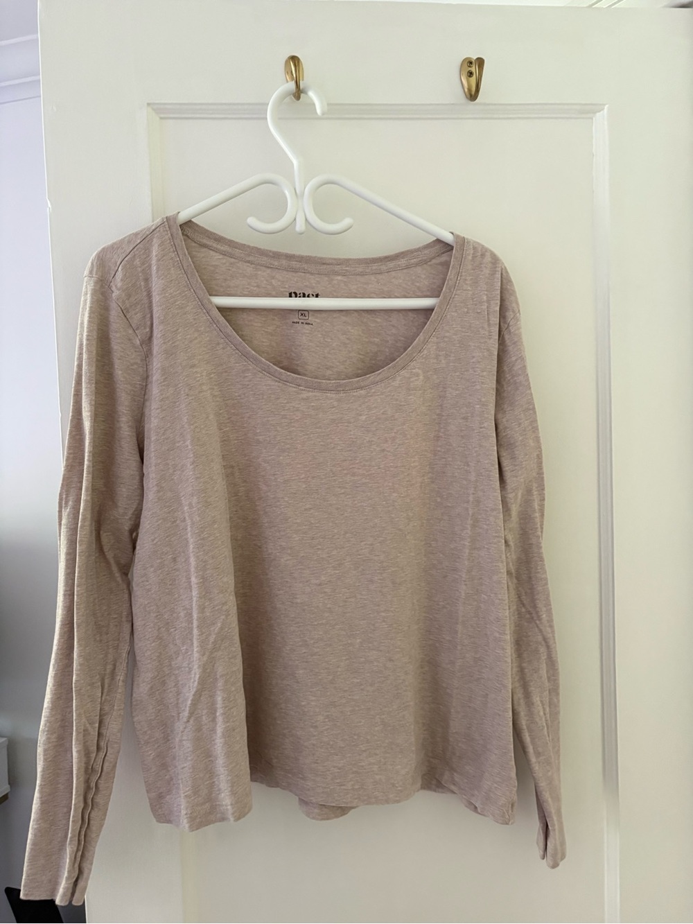 PACT long sleeve scoop neck